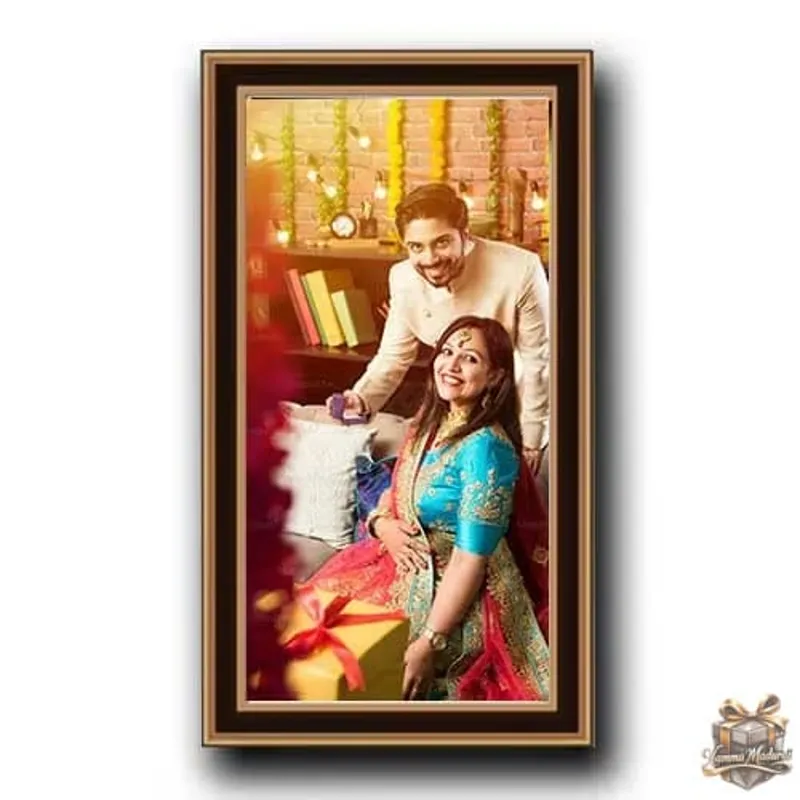 Customised Photo Frame with Photo Print, Personalized Gift, Home and Office Decor 