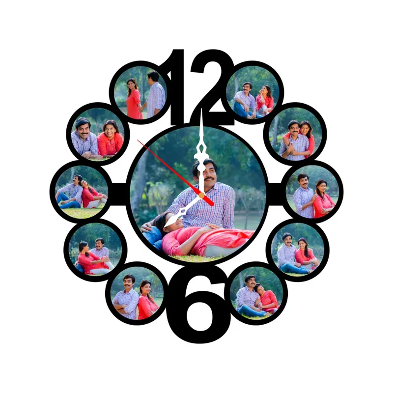 Inches Clock MDF Sublimation