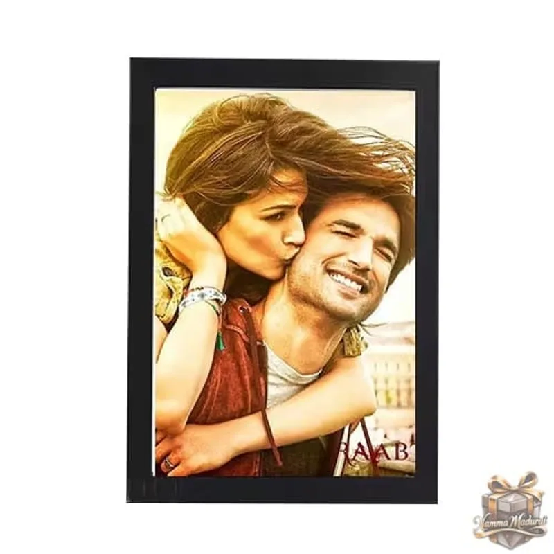Customised Photo Frame with Photo Print, Tabletop Frame, Personalized Gift, Home and Office Decor