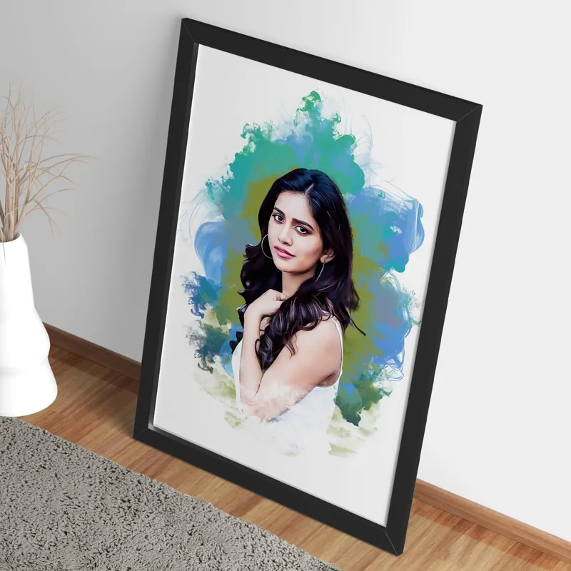 Water Colour Art - Original -  Size ( Single Head ) 