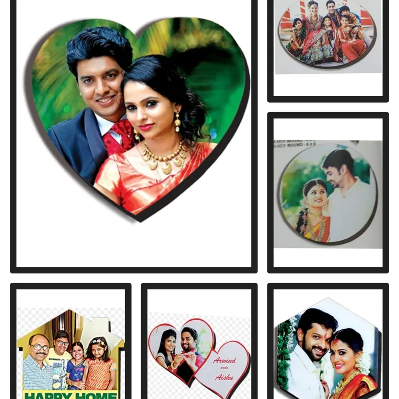 4 Inch Sublimation MDF Fridge Magnets