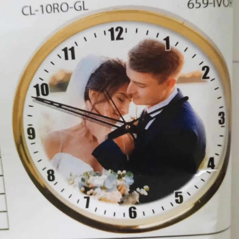 10 Inche Gold Round Clock