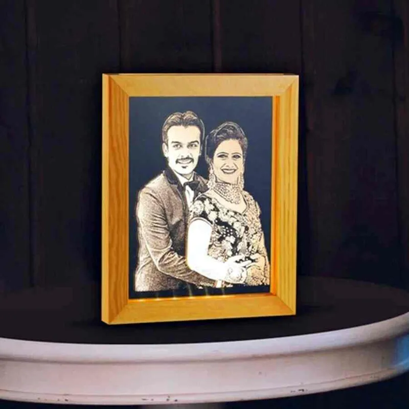 Engraving Art On Black Acrylic