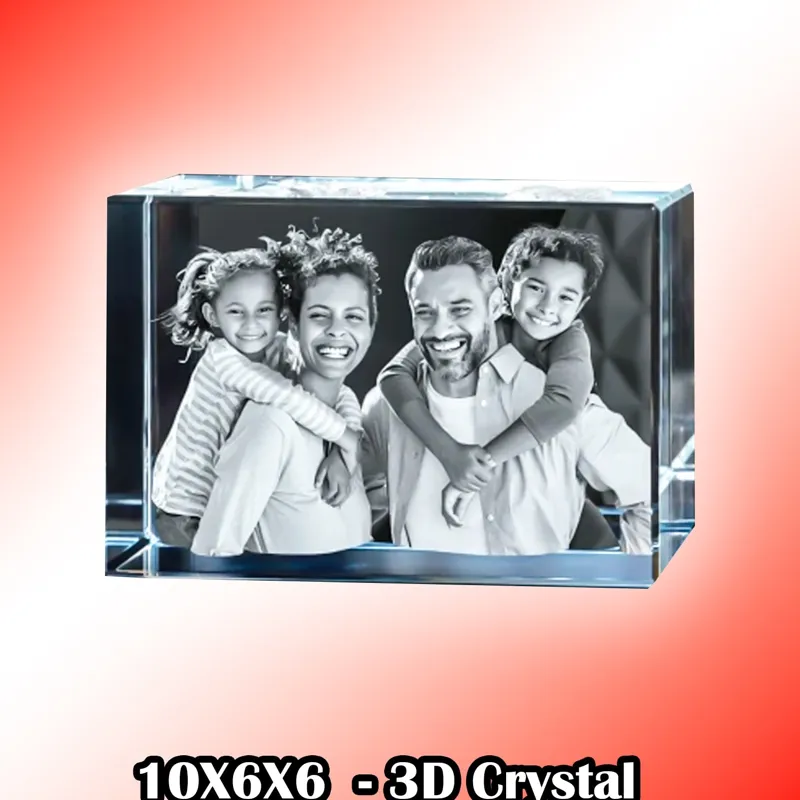 6 X 10 X 6 - 3D Crystal