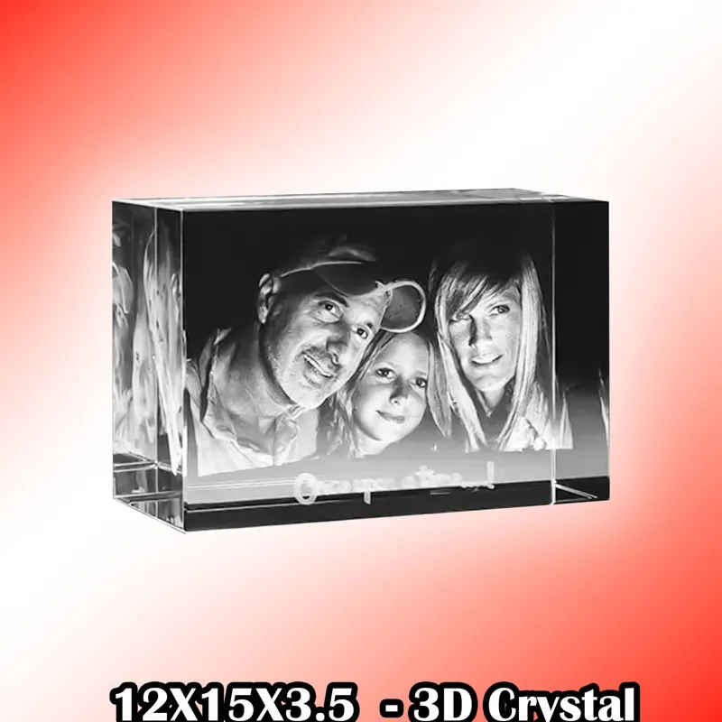 12 X 15 X 3.5 - 3D Crystal