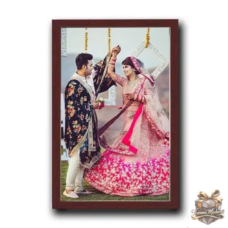 Customised Photo Frame with Photo Print, Personalized Gift, Home and Office Decor 